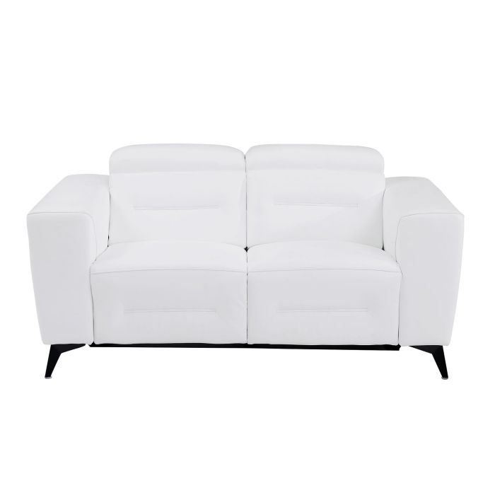 DivanItalia 989 2-Piece Reclining Set (Sofa & Loveseat) | Italian Leather