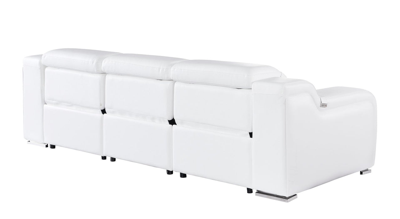 Global United 6111 Power Reclining Sofa | Genuine Leather