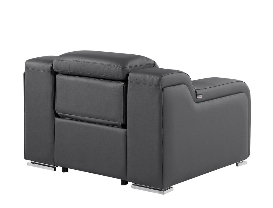 Global United 6111 Power Reclining Chair | Genuine Leather