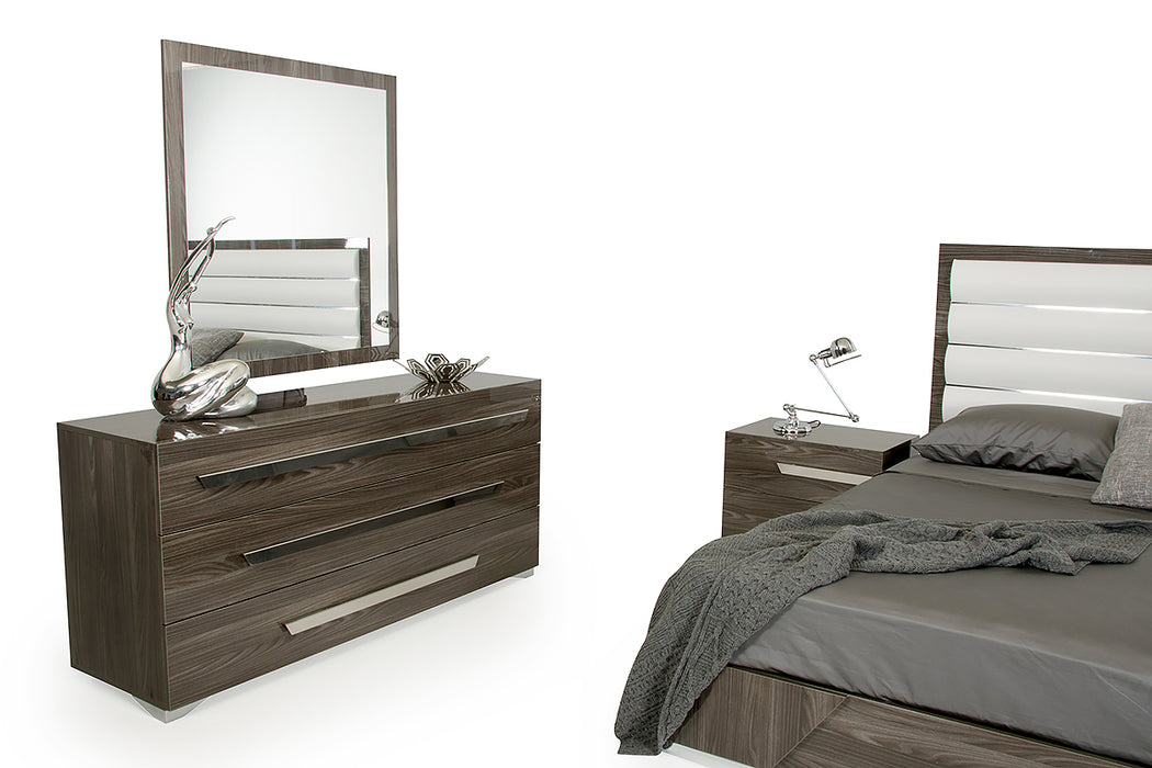 Capulet Italian Modern Grey Mirror