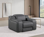 DivanItalia 1116 Power Reclining Chair Dark Grey