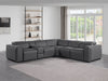 1224 Sectional - Dark Grey 6pc