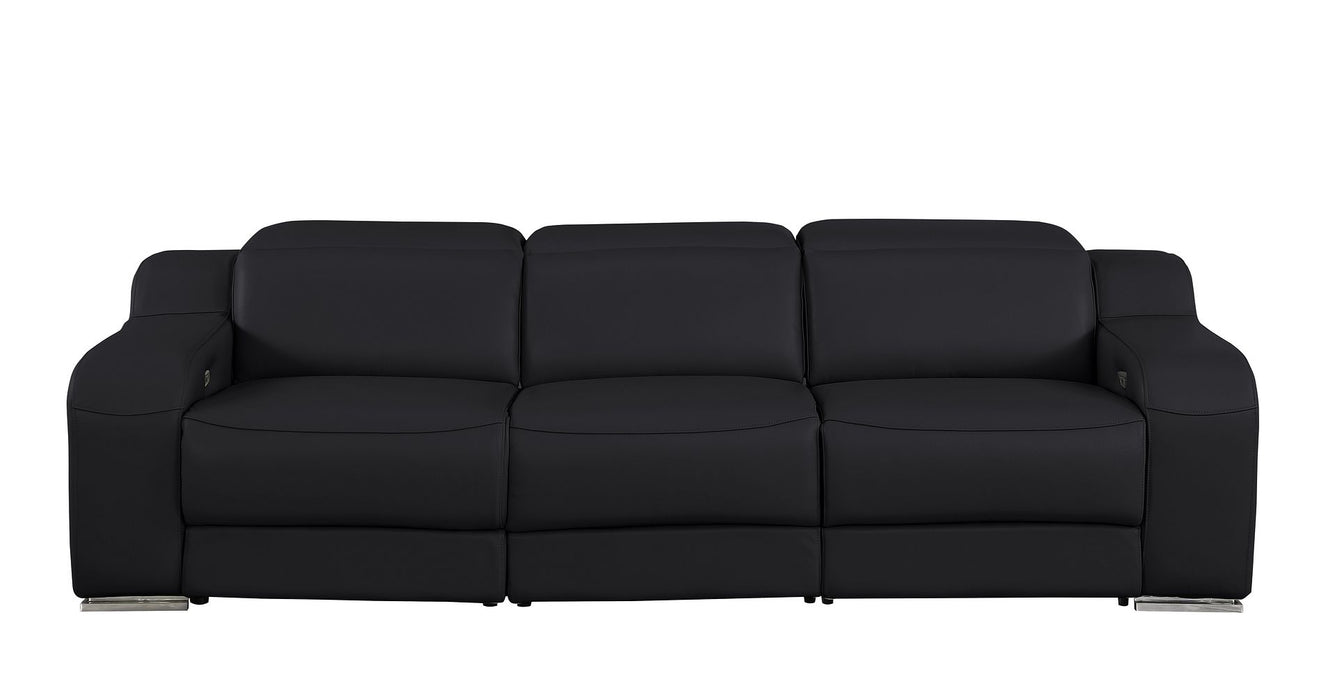 Global United 6111 Power Reclining Sofa | Genuine Leather
