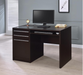 ALSTON  OFFICE TABLE - Brown Contemporary Office Table | NorCal Furniture Santa Clara CA