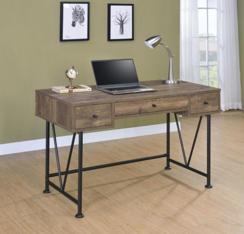 Everyday Analiese Rustic Oak Office Desk