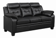 Dawn Sofa - Black Contemporary Sofa | NorCal Furniture Santa Clara CA