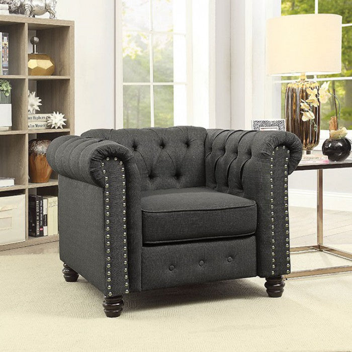 Park Chair - Grey Transitional Chair | NorCal Furniture Santa Clara CA