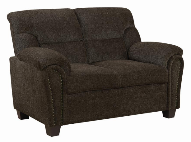 Everyday Brown  Soft Stationary Loveseat