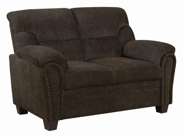 Cori Loveseat - Brown Traditional Loveseat | NorCal Furniture Santa Clara CA