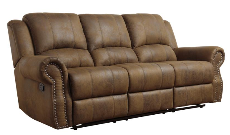 Everyday Sir Rawlinson Buckskin Brown Motion Sofa