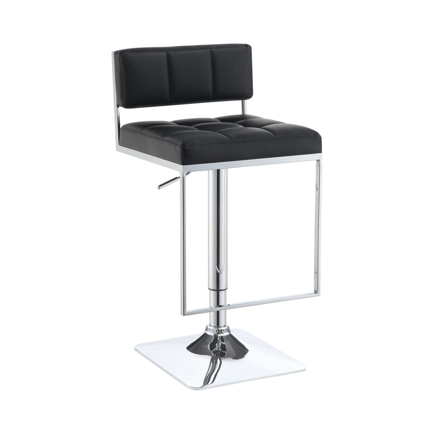 BLACK - ADJUSTABLE BAR STOOL