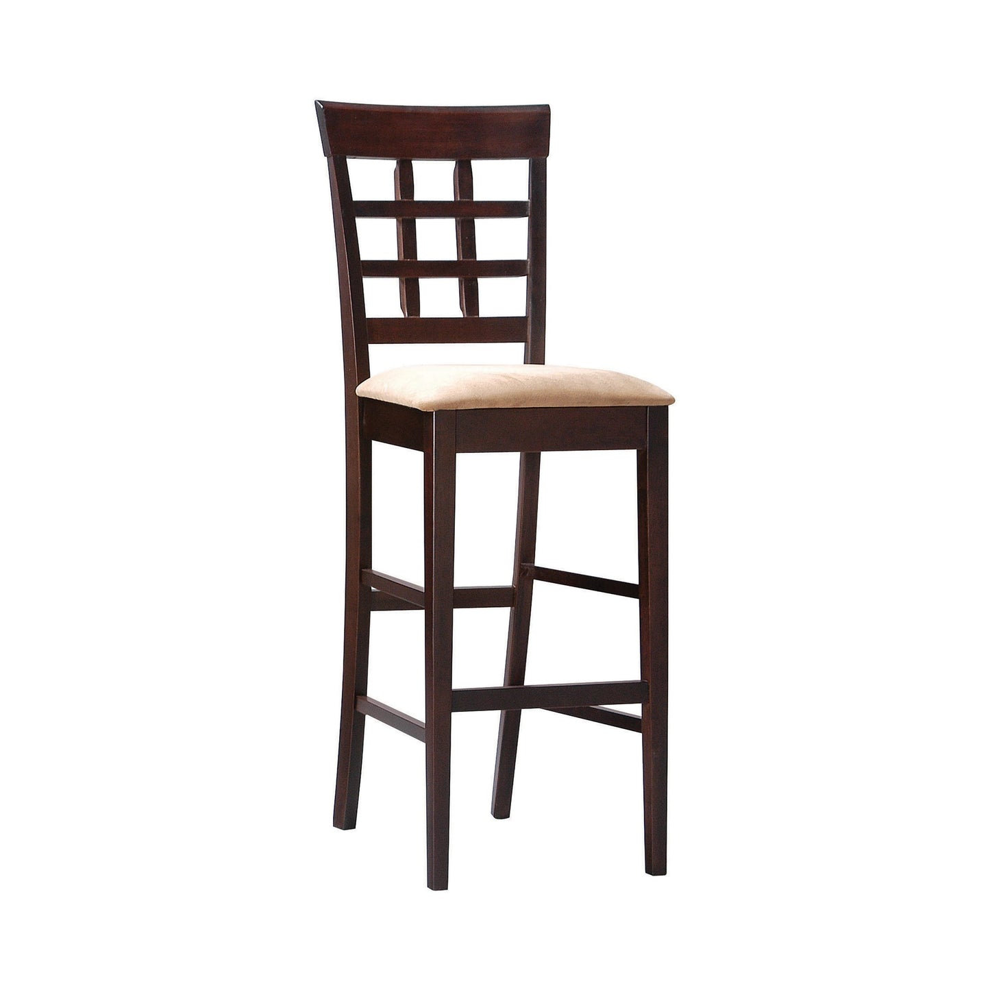 TAN/CAPPUCCINO - UPHOLSTERED BAR STOOL