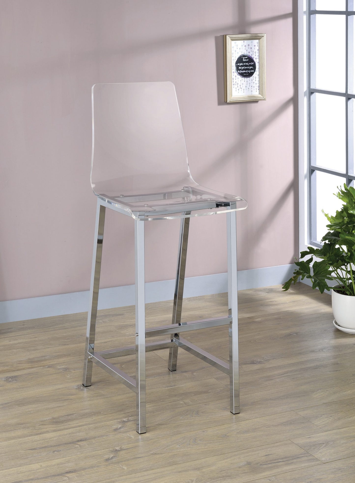 CLEAR ACRYLIC - BAR STOOL