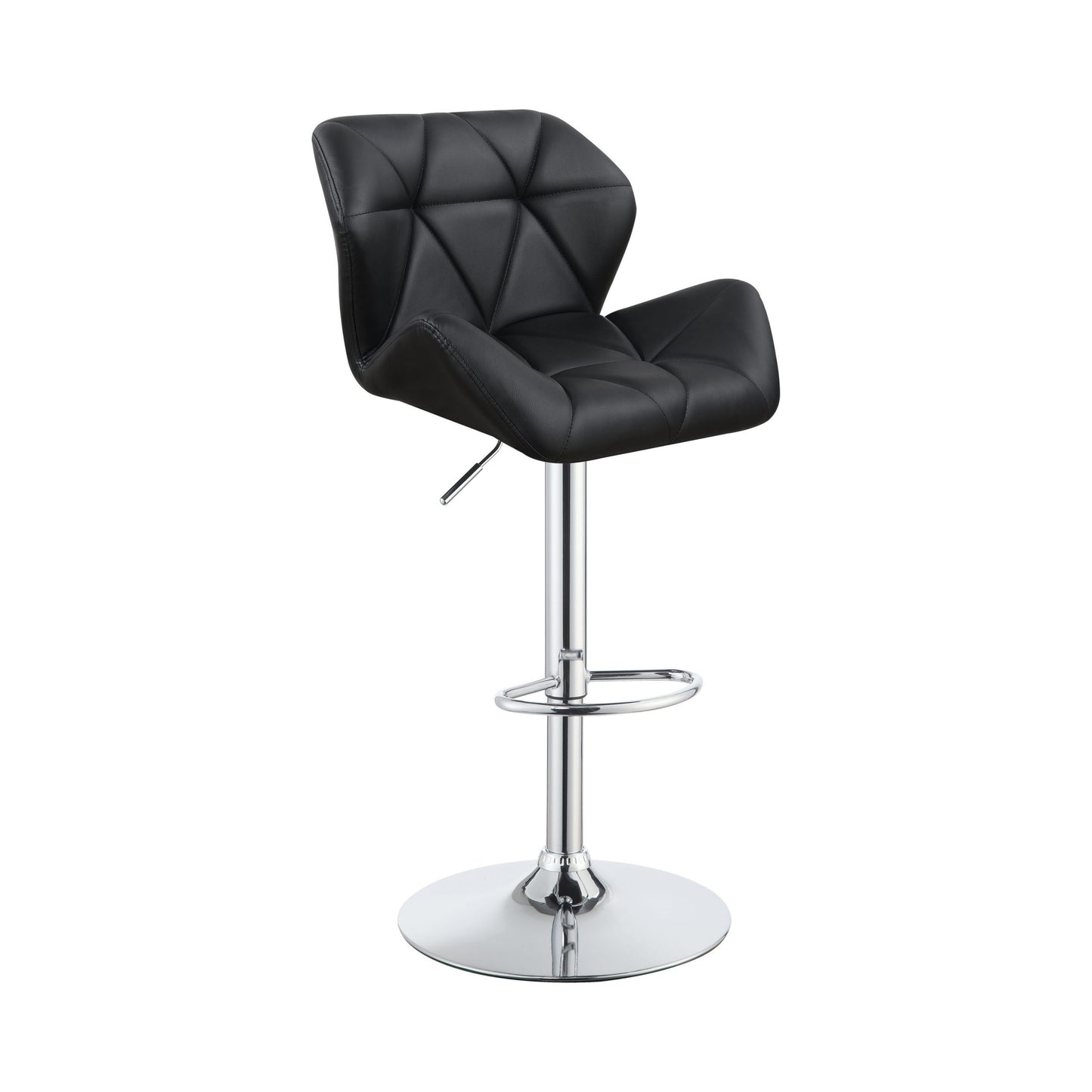 BLACK - ADJUSTABLE BAR STOOL