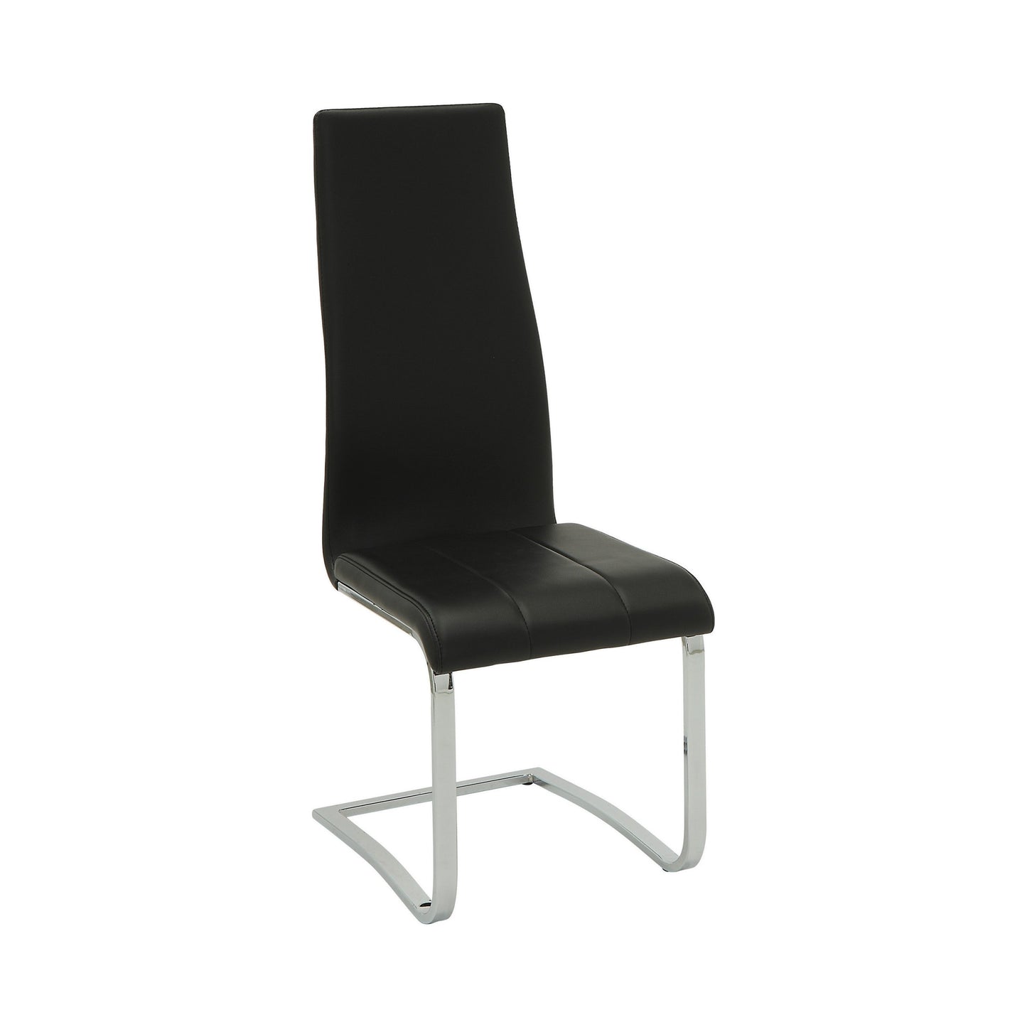 BLACK - HIGH BACK DINING CHAIR