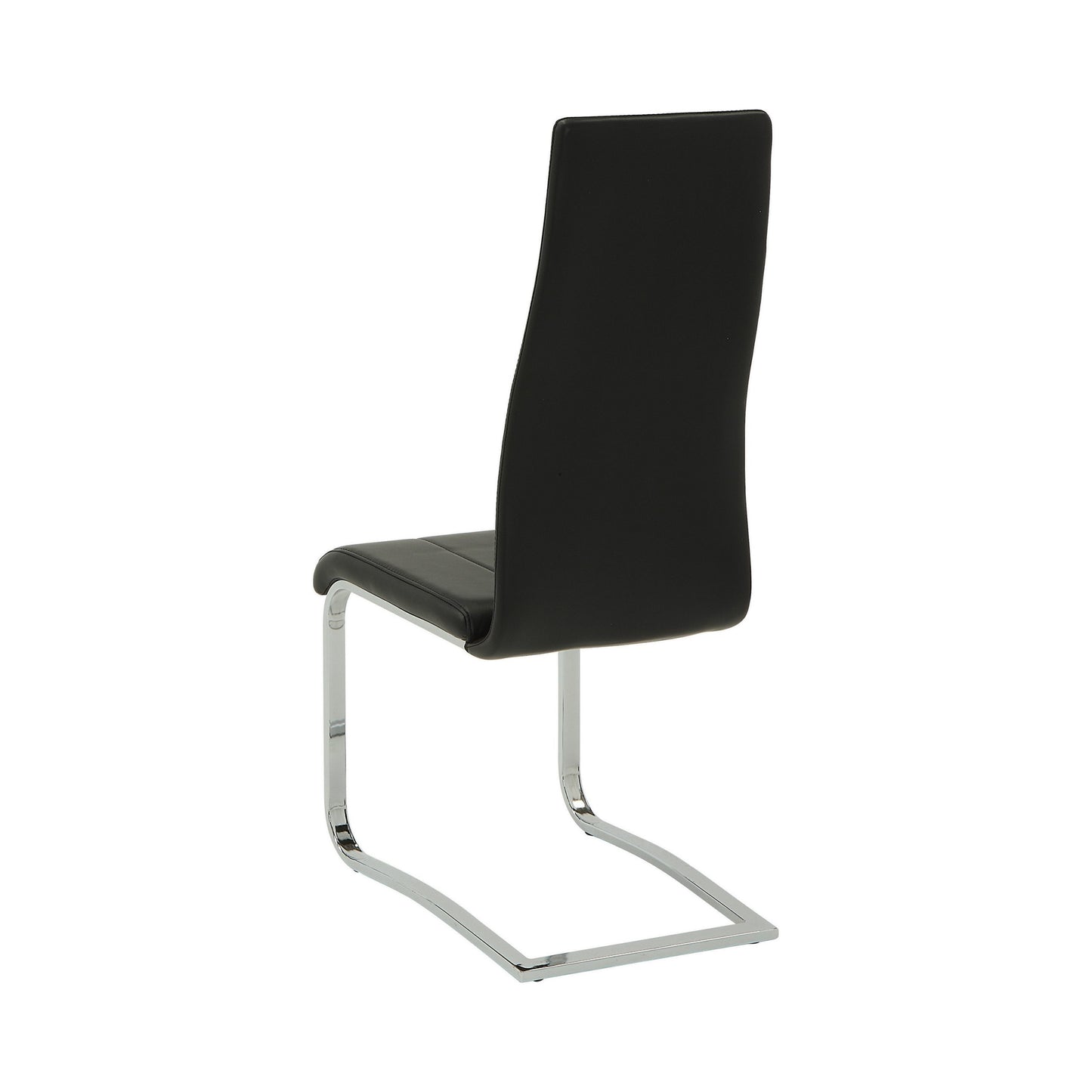 BLACK - HIGH BACK DINING CHAIR