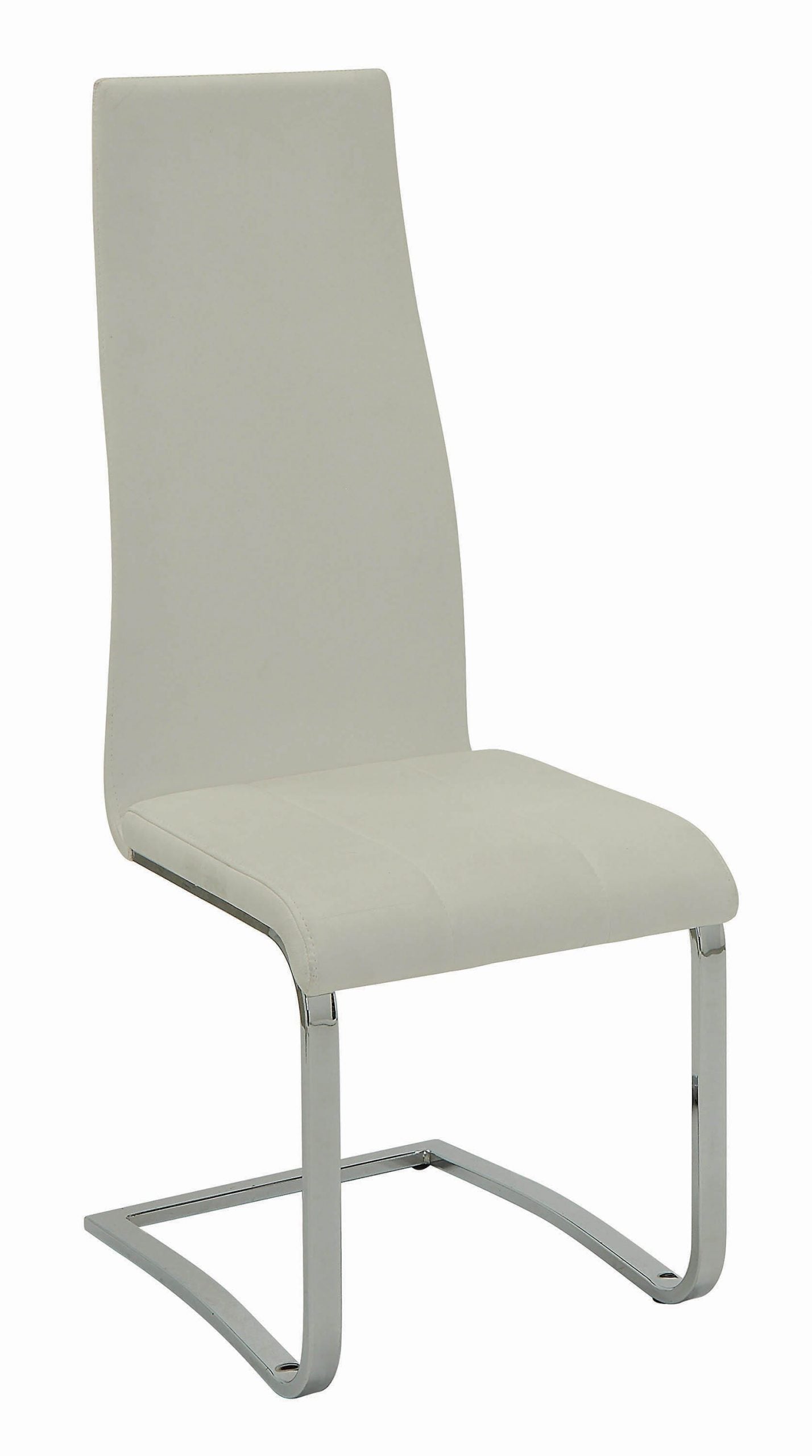 WHITE - HIGH BACK DINING CHAIR