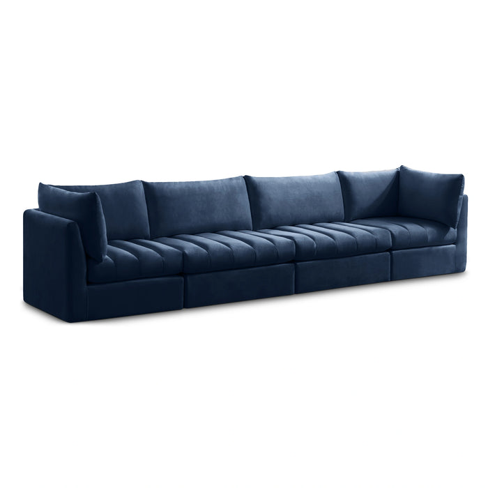 Jacob Navy Velvet Modular Sofa