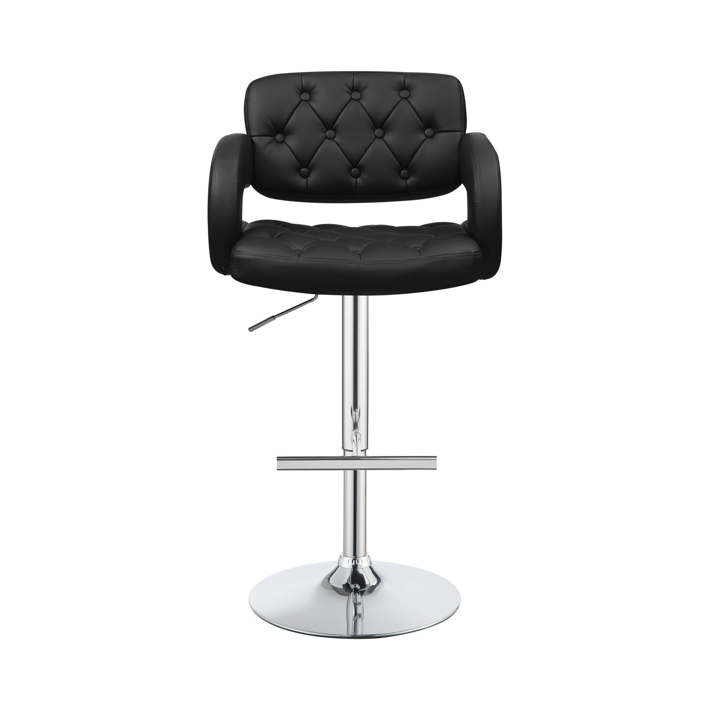 BLACK - 29" ADJUSTABLE HEIGHT BAR STOOL