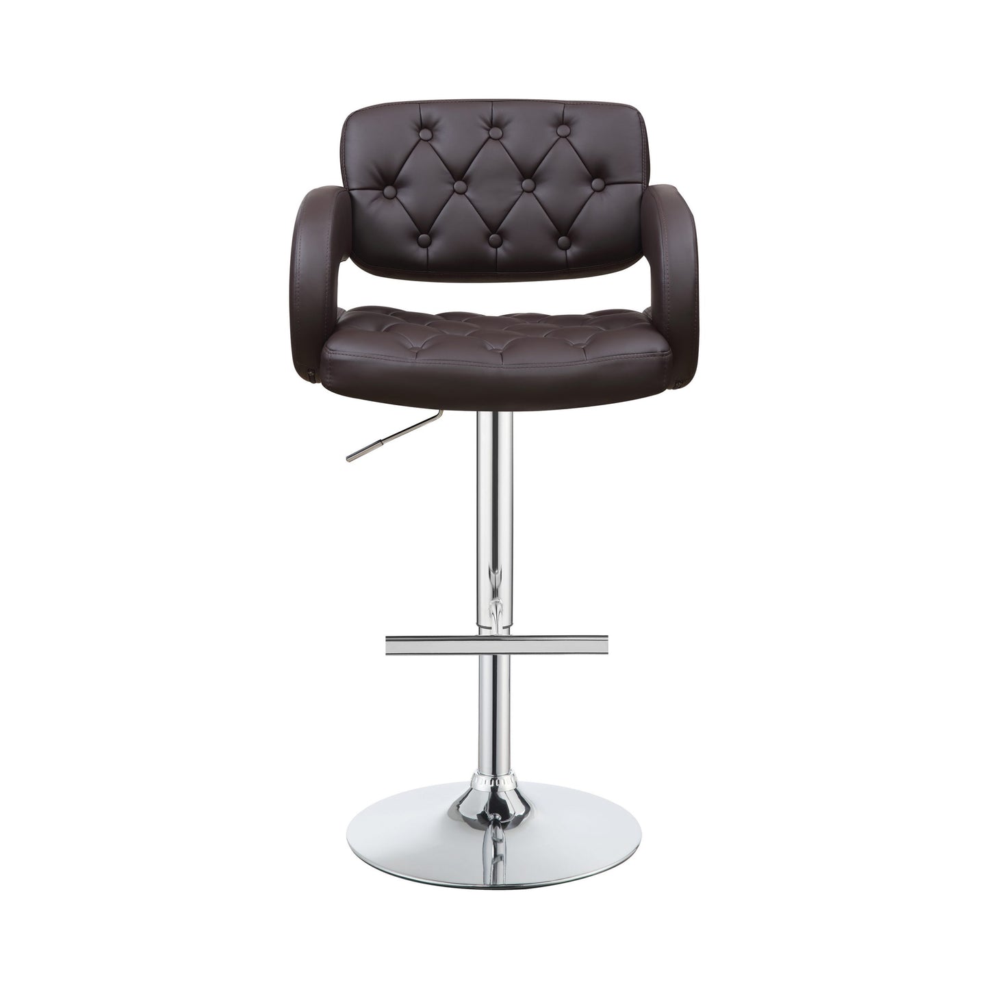 BROWN- 29" ADJUSTABLE HEIGHT BAR STOOL