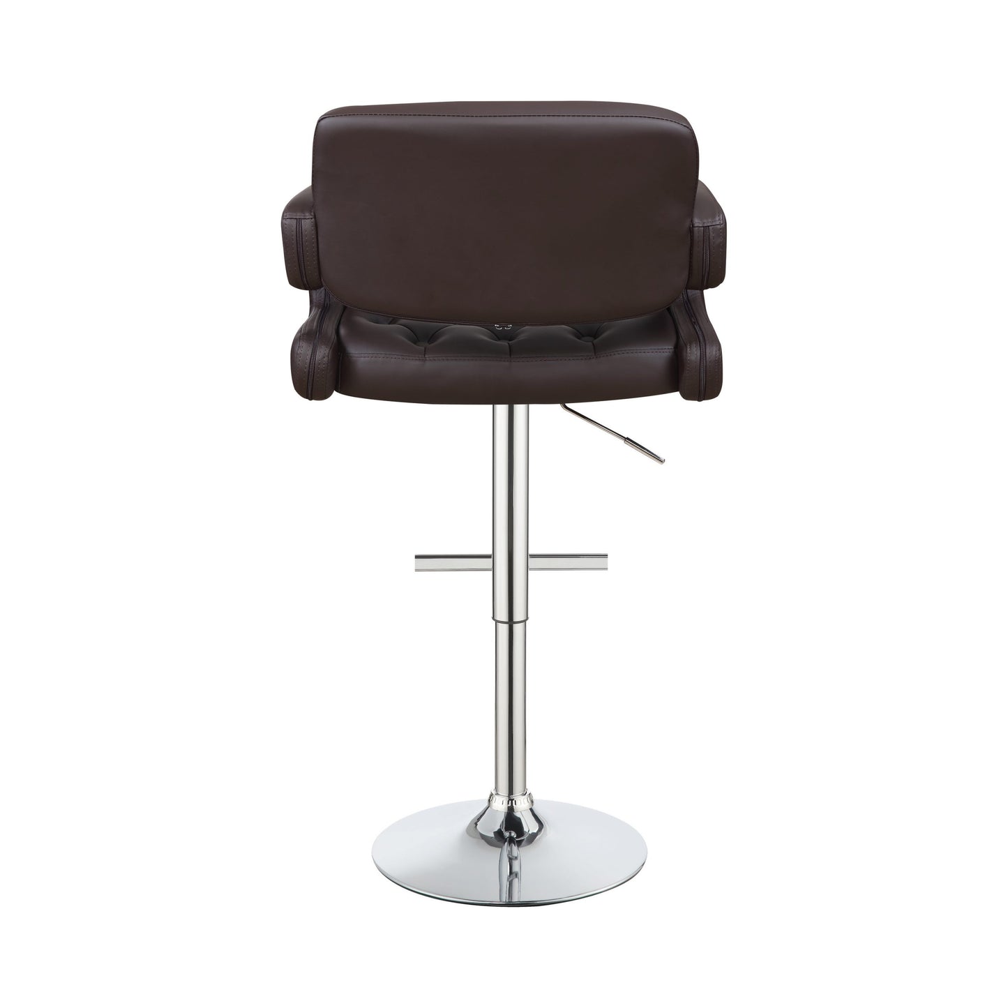 BROWN- 29" ADJUSTABLE HEIGHT BAR STOOL