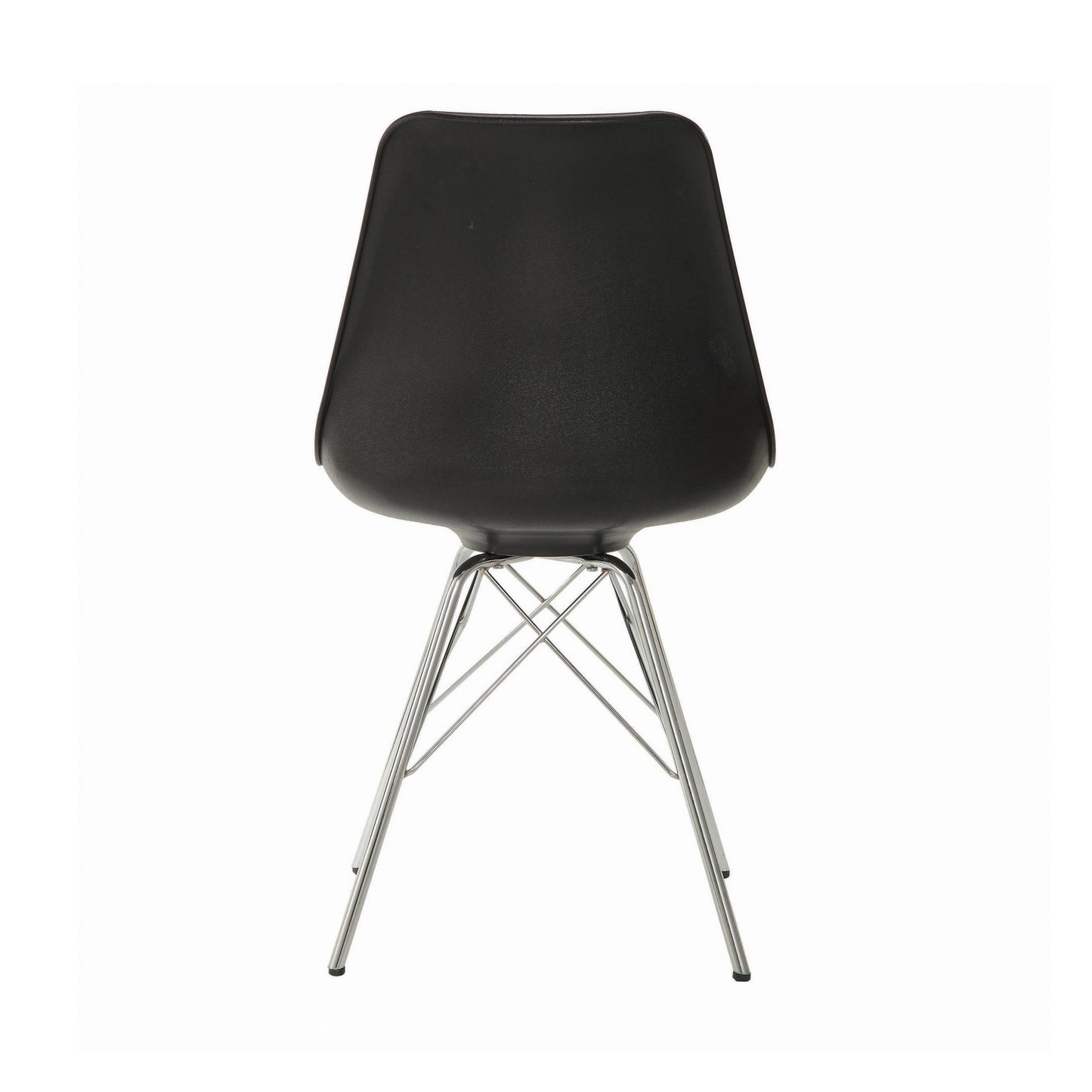 BLACK - ARMLESS DINING CHAIR