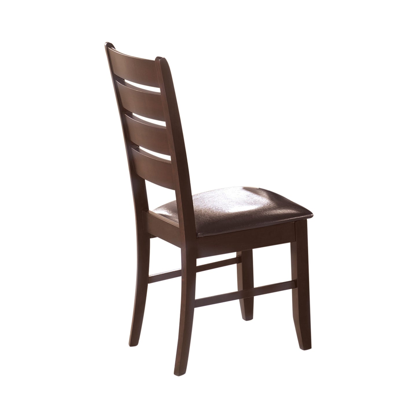 CAPPUCCINO - LADDER BACK SIDE DINING CHAIR