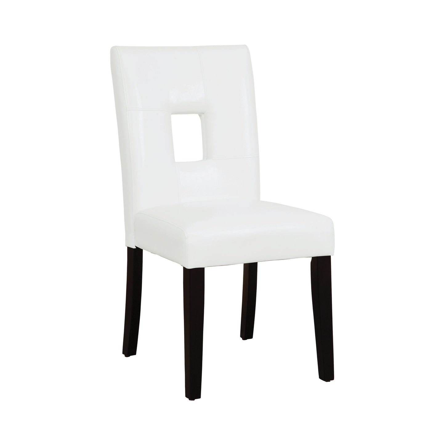 WHITE - OPEN BACK DINING CHAIR