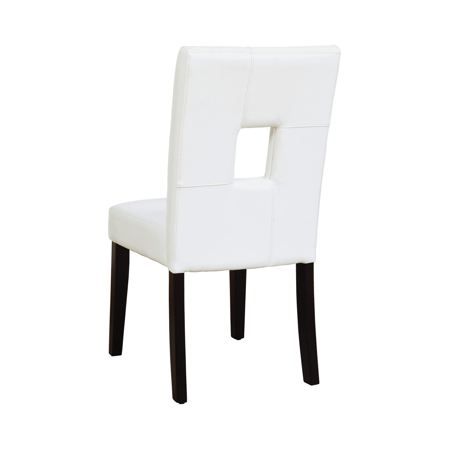 WHITE - OPEN BACK DINING CHAIR