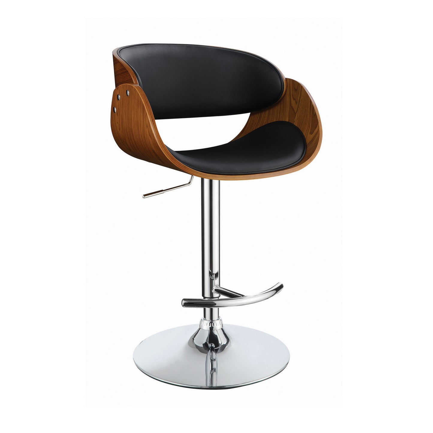 BLACK - ADJUSTABLE BAR STOOL