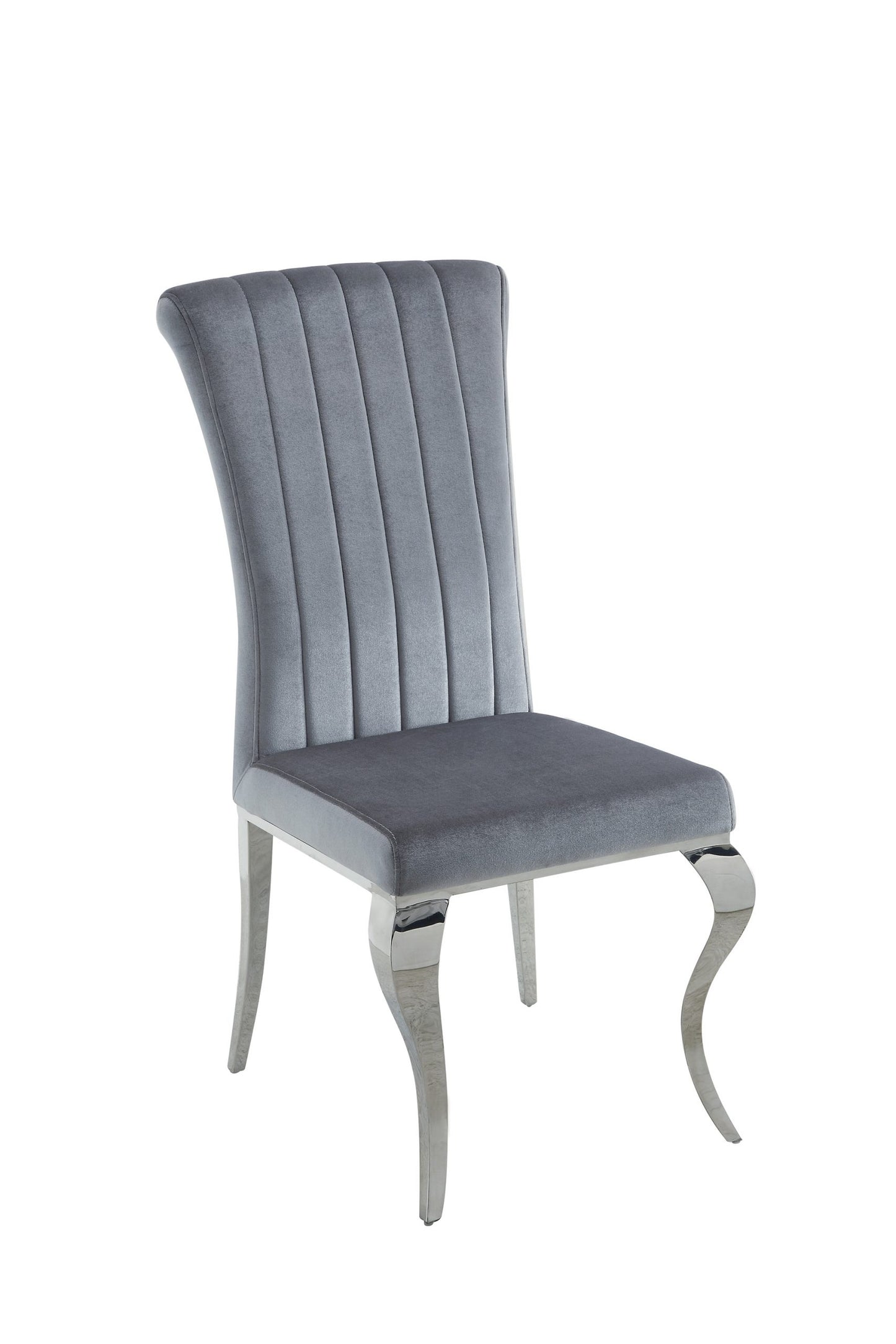 GREY - UPHOLSTERED DINING CHAIR