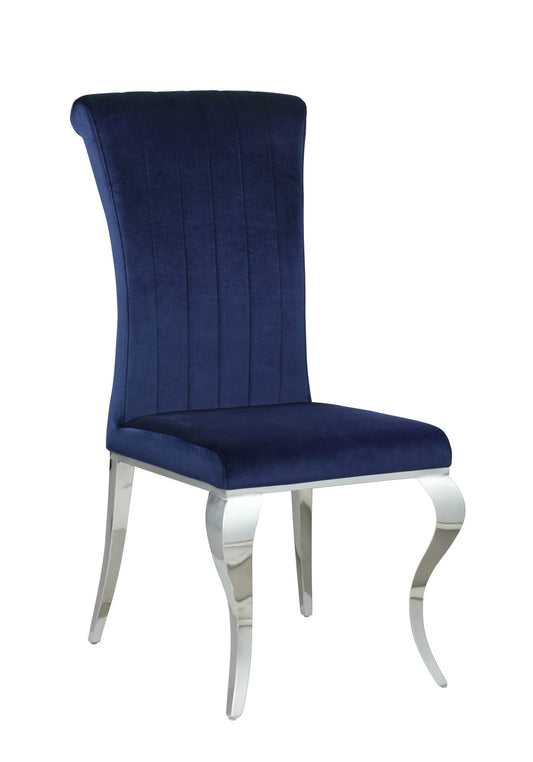 INK BLUE - UPHOLSTERED DINING CHAIR