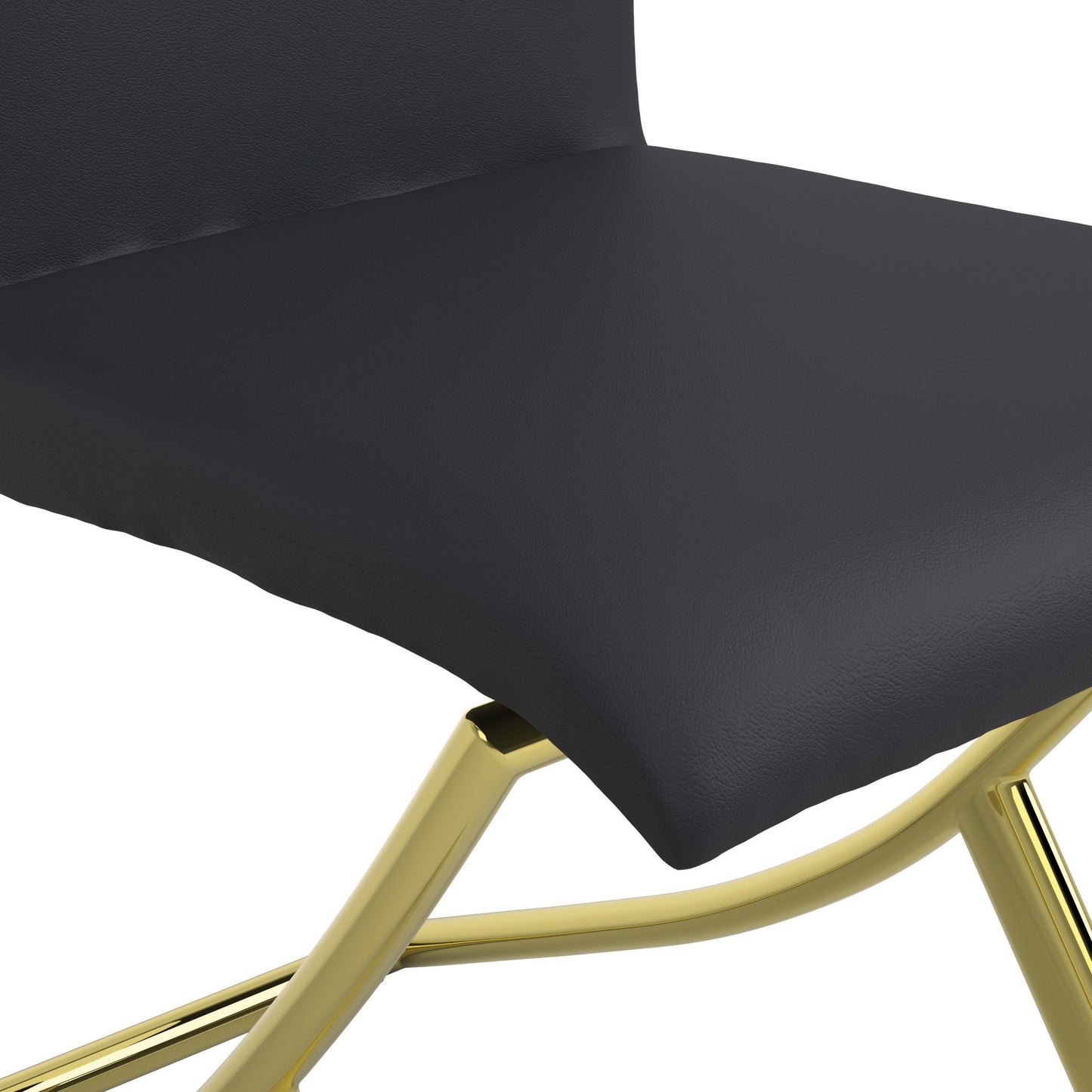 BLACK - UPHOLSTERED SIDE DINING CHAIR