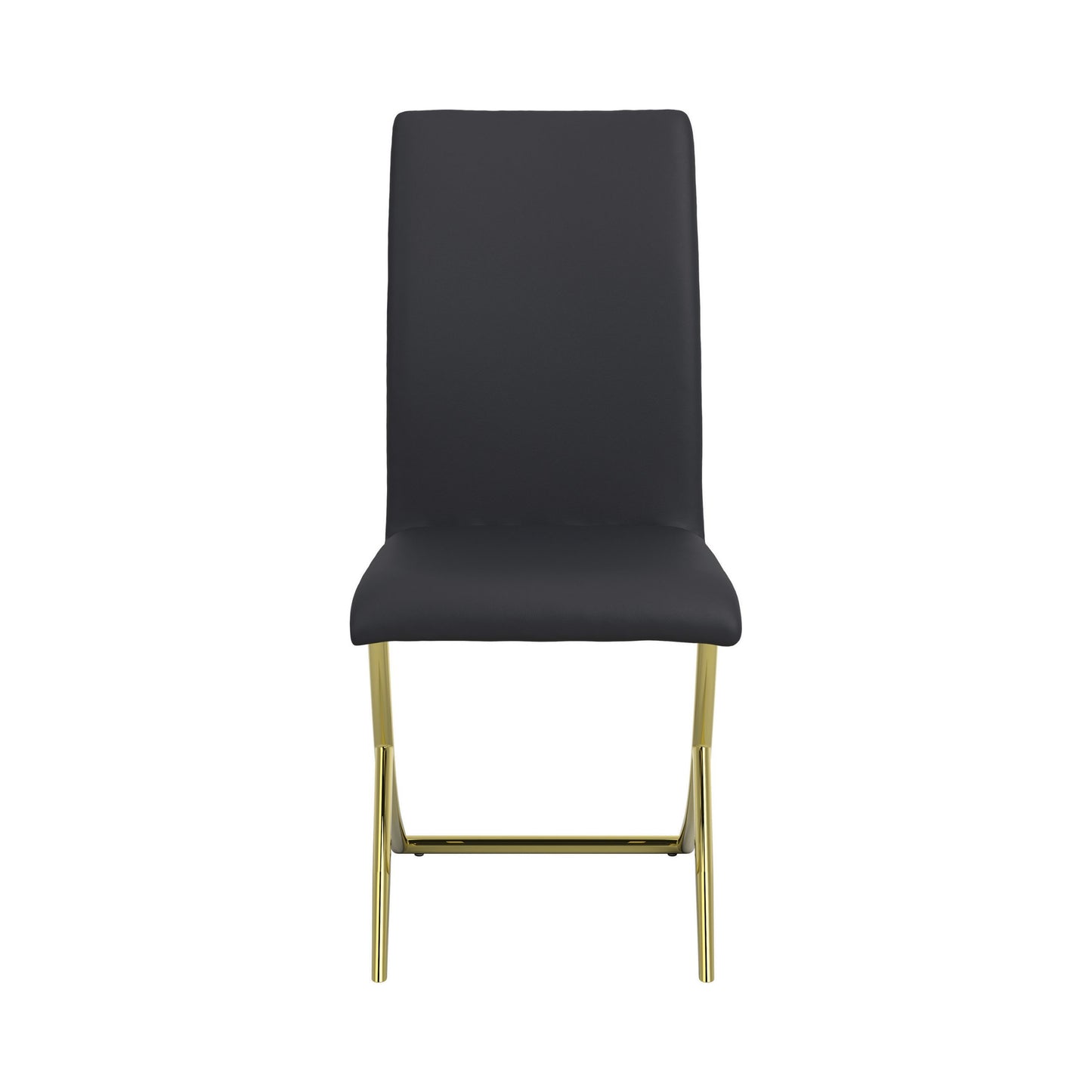 BLACK - UPHOLSTERED SIDE DINING CHAIR