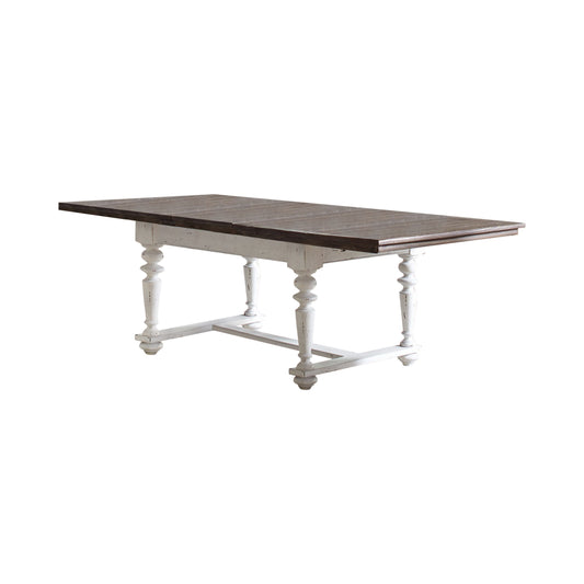 WHITE - RECTANGULAR DINING TABLE