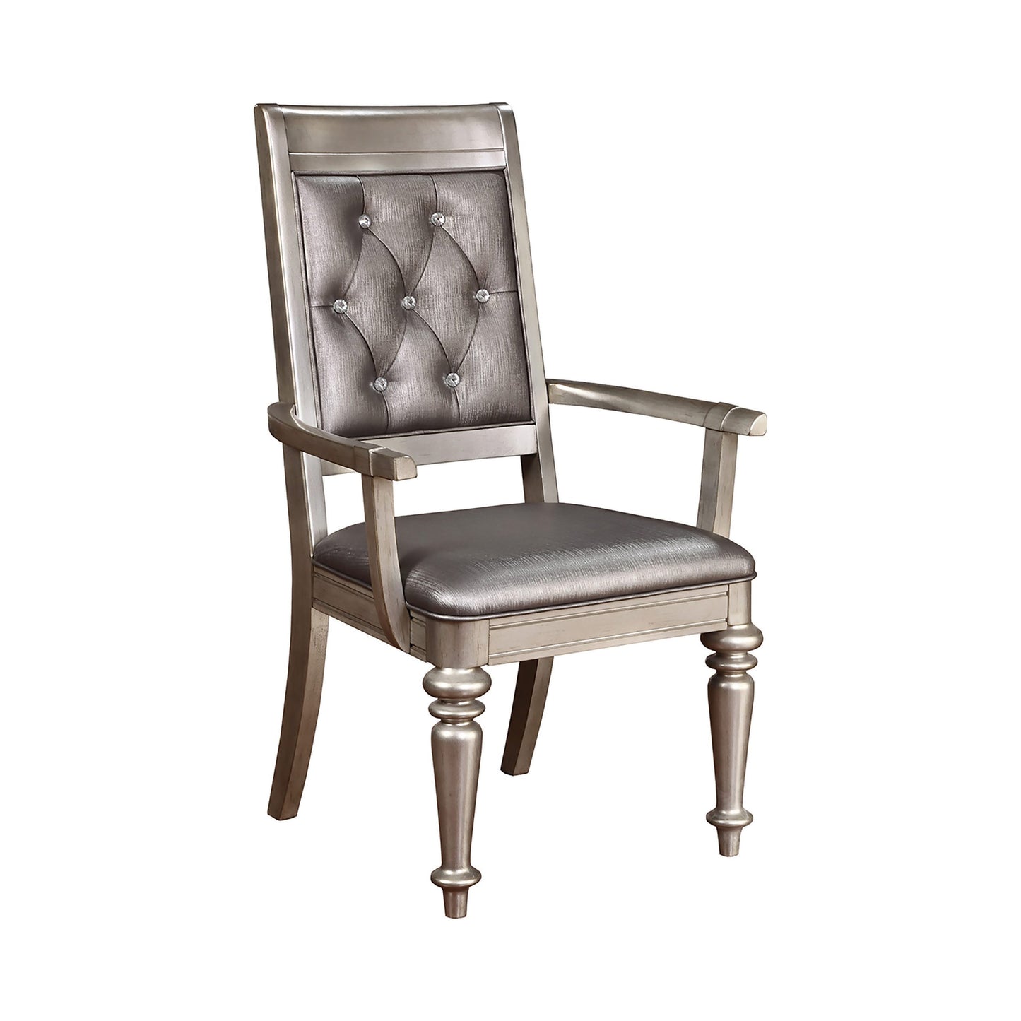 METALLIC - ARM DINING CHAIR