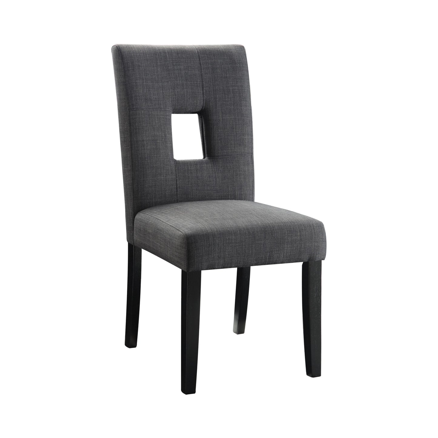 GREY - UPHOLSTERED SIDE DINING CHAIR