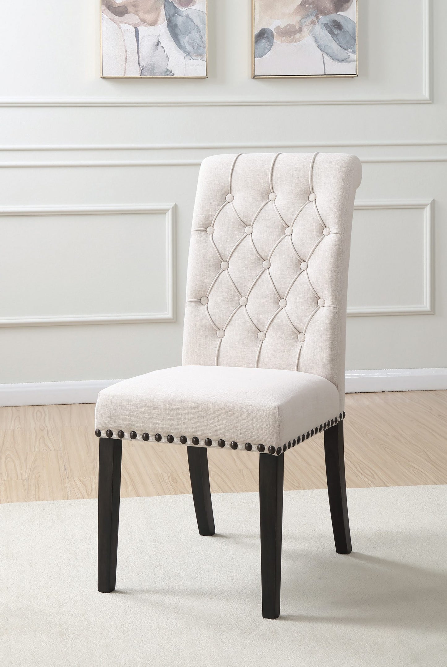 BEIGE - DINING CHAIR