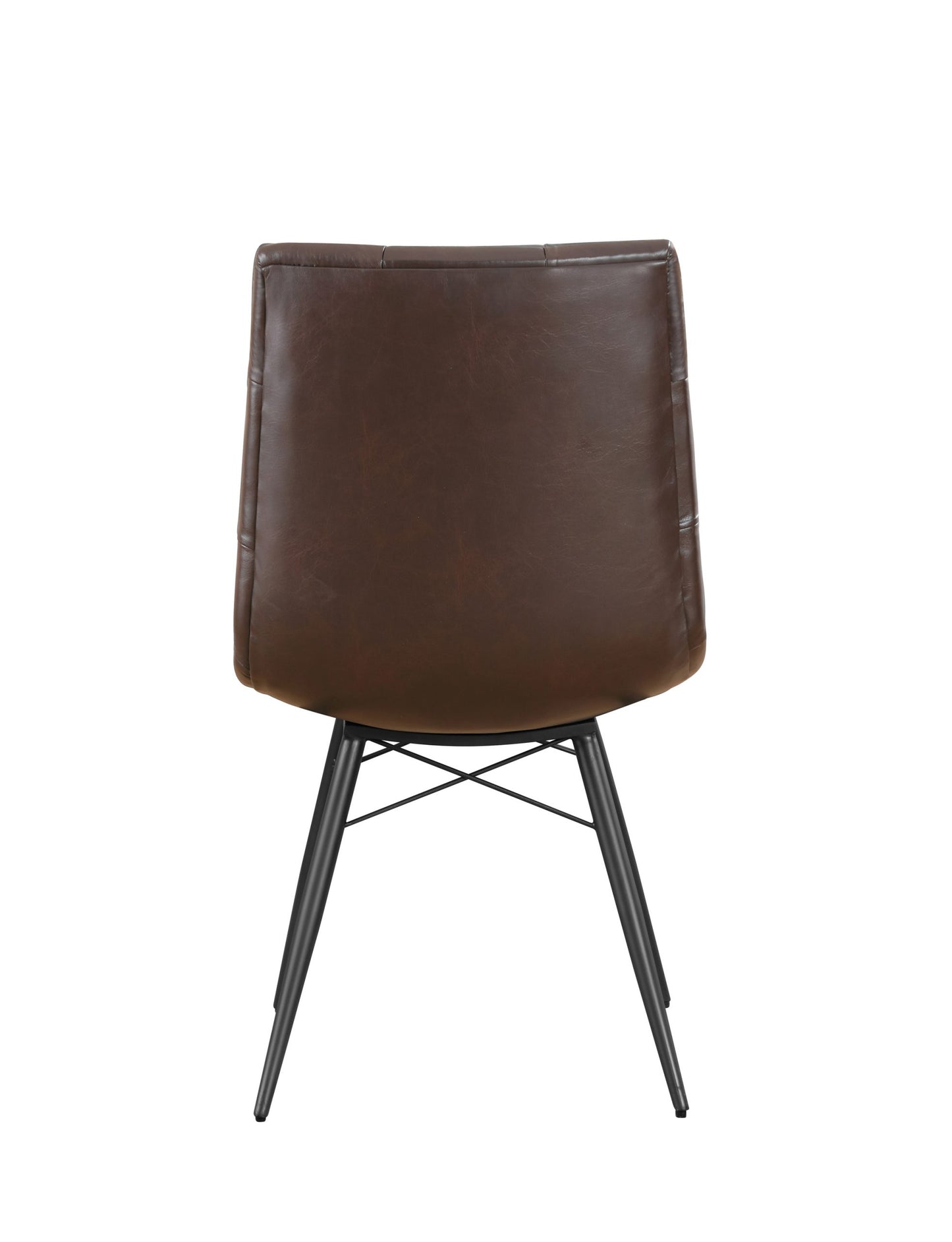 BROWN - TUFTED DINING CHAIR