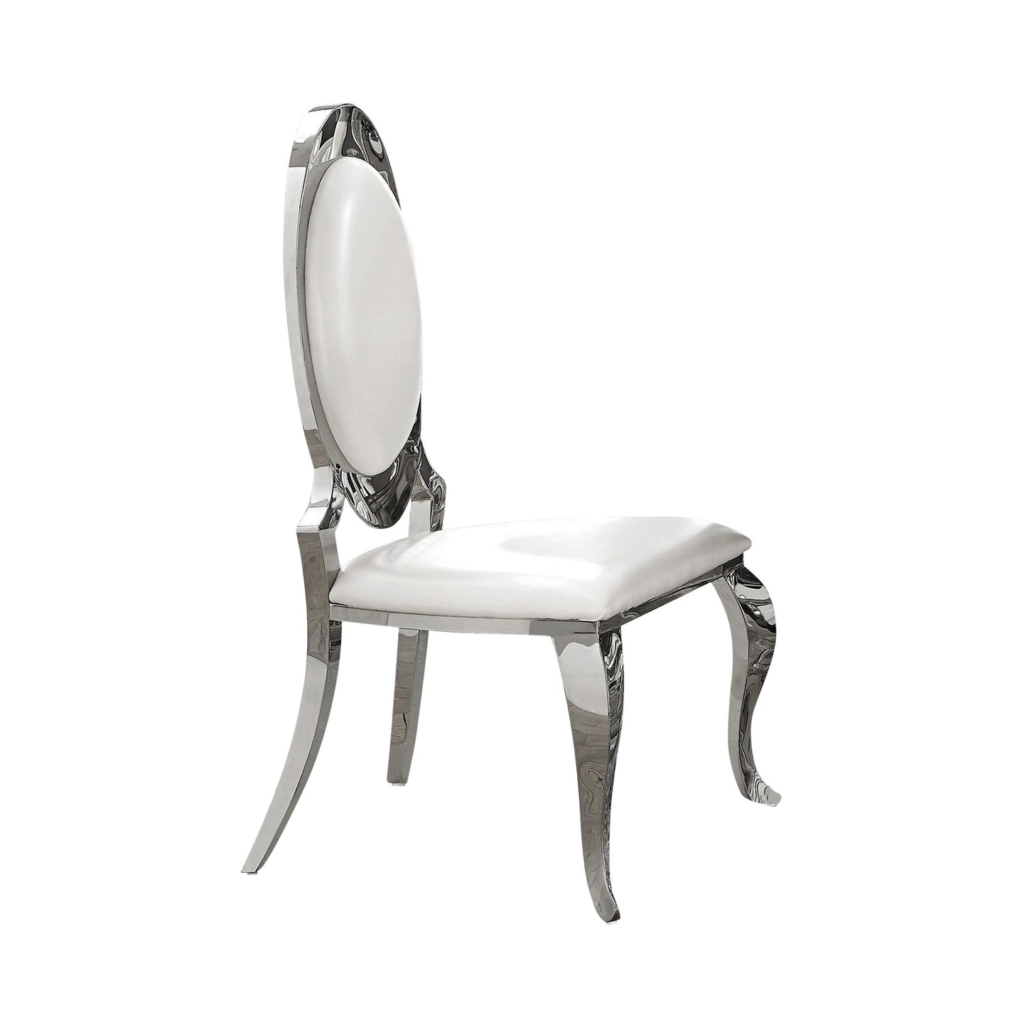 CHROME - OVAL DINING CHAIR