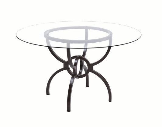 GUNMETAL - DINING TABLE BASE