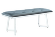 WASH  DINING BENCH - Grey Contemporary Dining Bench | NorCal Furniture Santa Clara CA