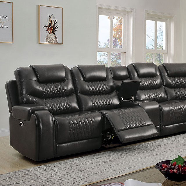 MARIEGOLD - POWER SECTIONAL W/ RECLINER