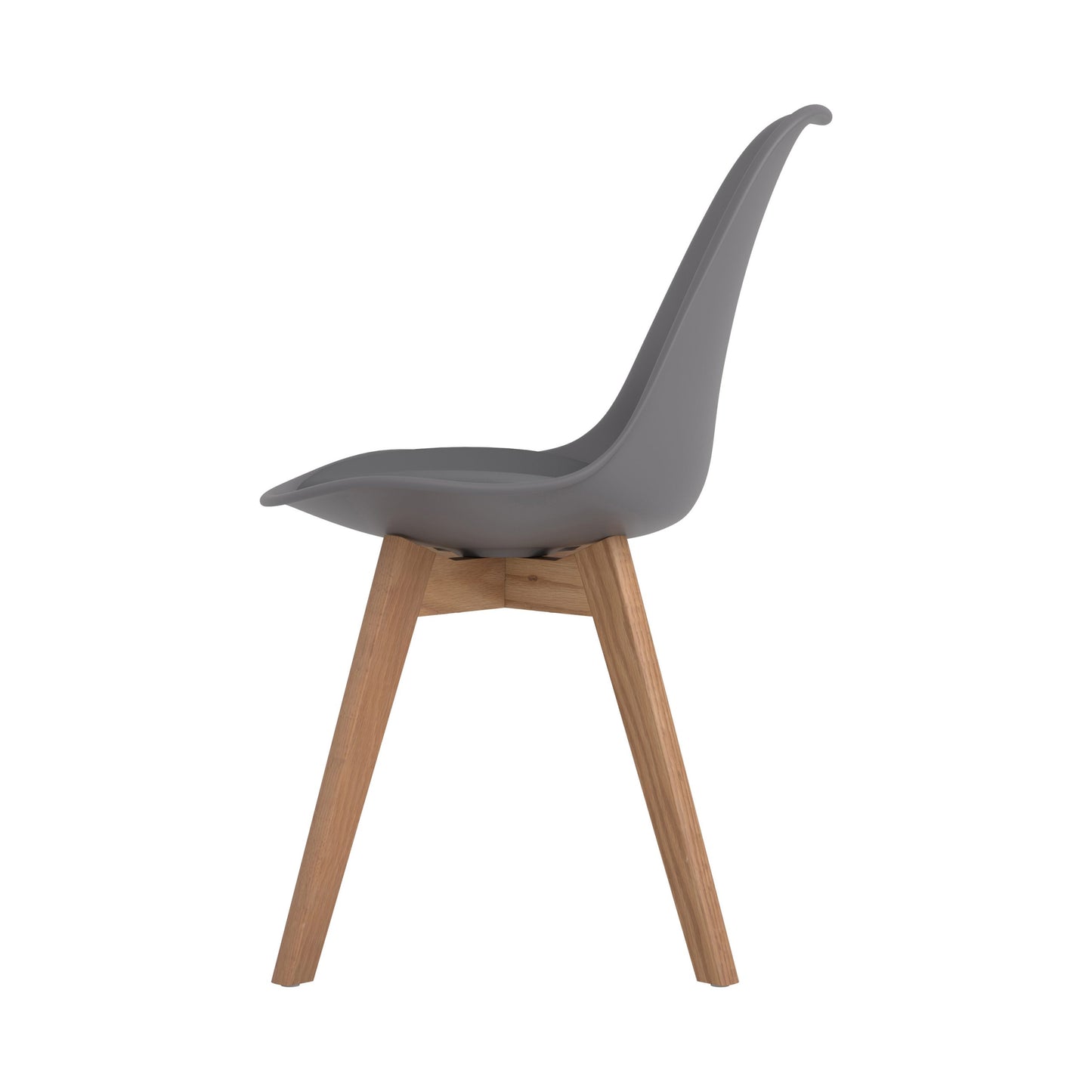 GREY - UPHOLSTERED SIDE DINING CHAIR