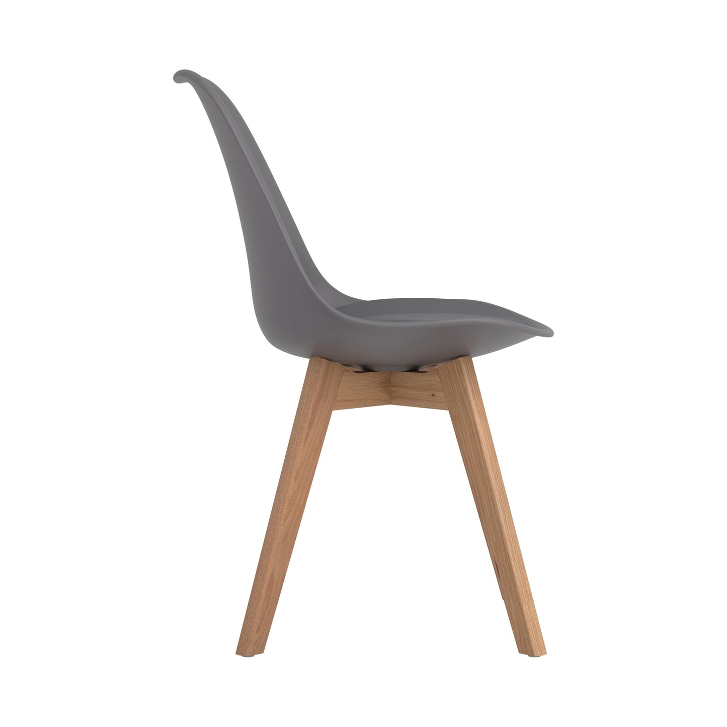 GREY - UPHOLSTERED SIDE DINING CHAIR