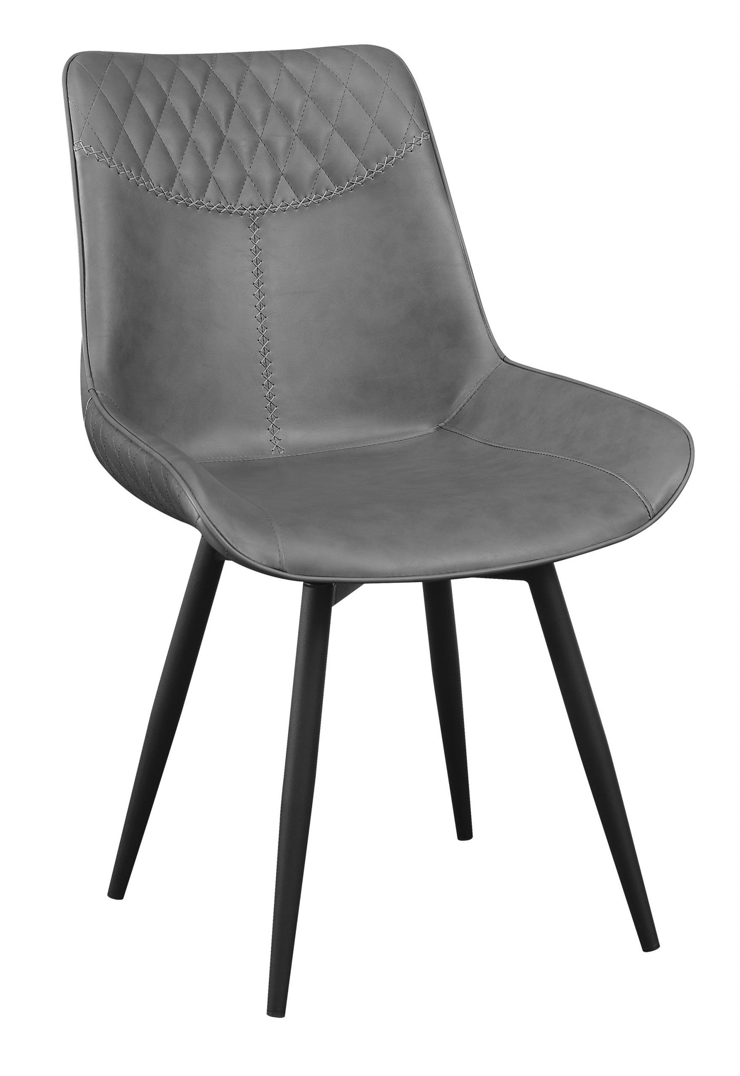 GREY - UPHOLSTERED DINING CHAIR