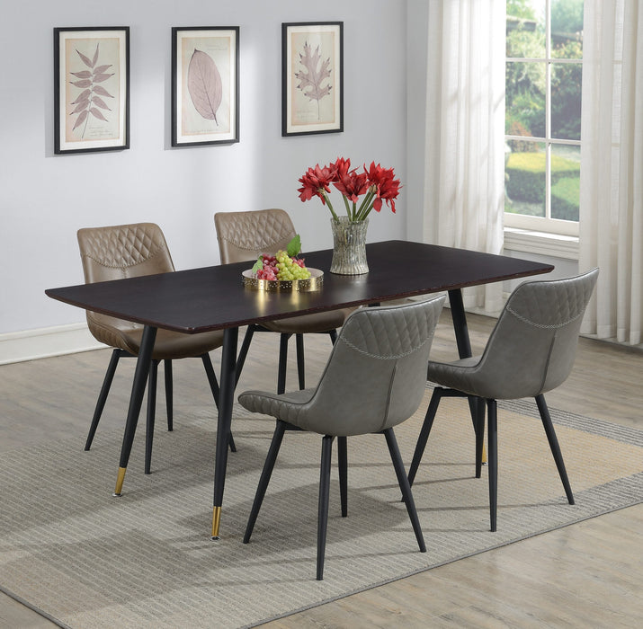 SILENT  DINING CHAIR - Grey Mid-Century Modern Dining Chair | NorCal Furniture Santa Clara CA