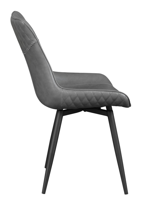 SILENT  DINING CHAIR - Grey Mid-Century Modern Dining Chair | NorCal Furniture Santa Clara CA