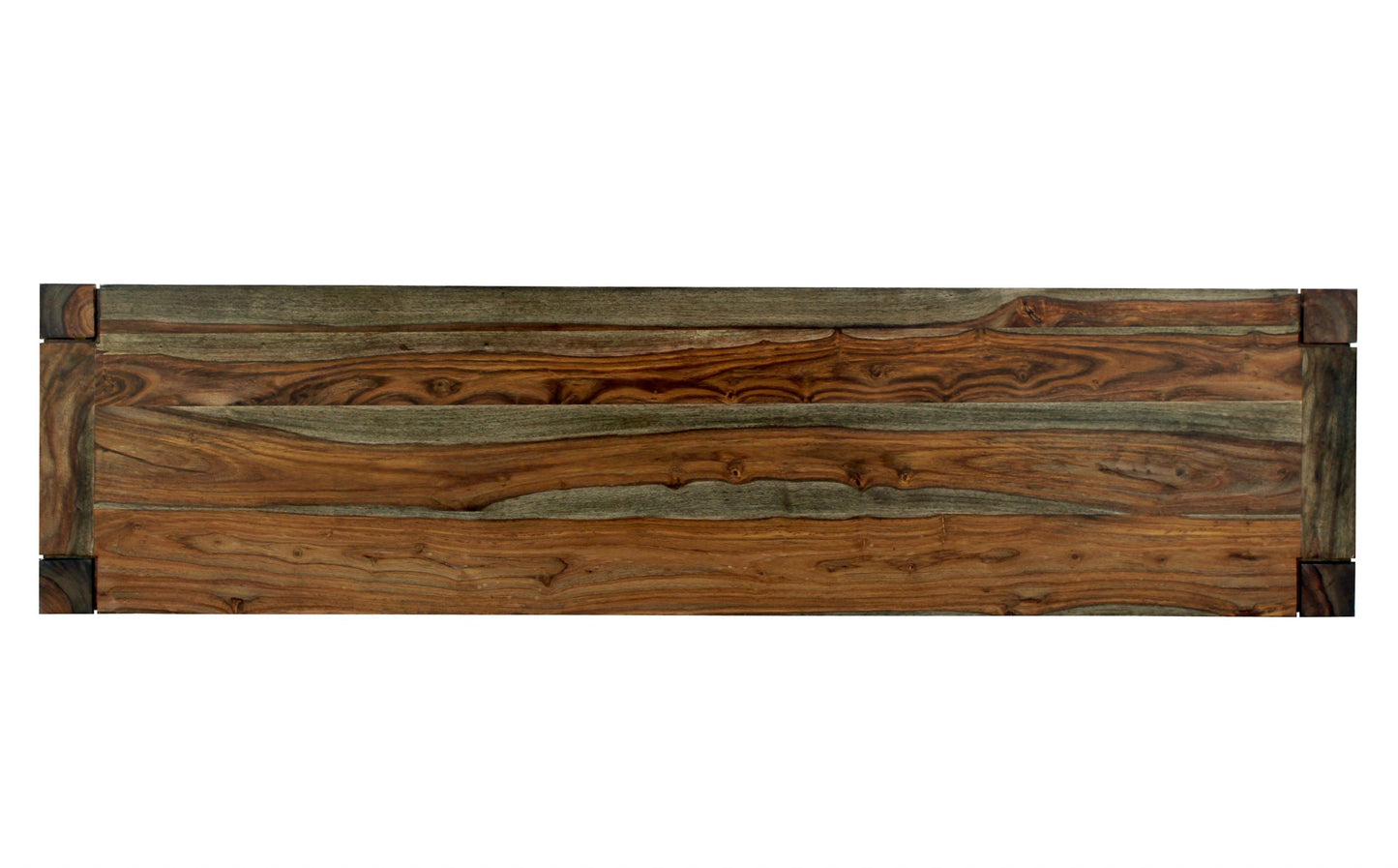 WARM CHESTNUT - RECTANGULAR WOODEN BENCH