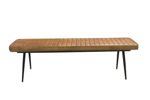 D BROWN  CUSHION SIDE BENCH DINING BENCH - Brown Dining Bench | NorCal Furniture Santa Clara CA